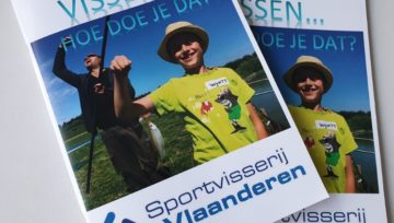 Op de cover van Sportvisserij Vlaanderen